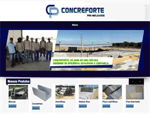 Tablet Screenshot of concreforte.ind.br
